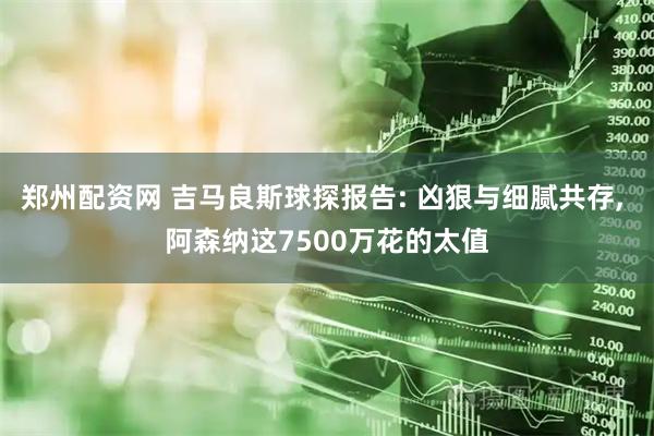郑州配资网 吉马良斯球探报告: 凶狠与细腻共存, 阿森纳这7500万花的太值